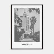 Roseville Portrait B&W Poster