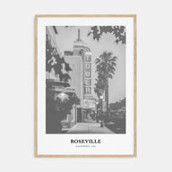 Roseville Portrait B&W Poster