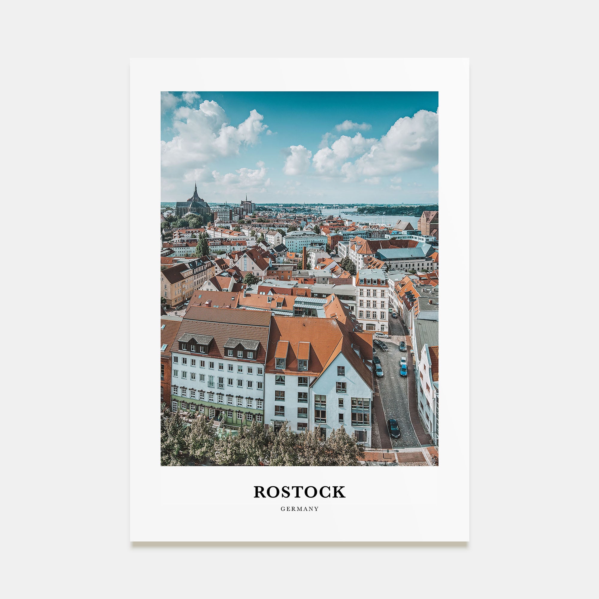 Rostock Portrait Color Poster