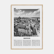Rostock Travel B&W Poster