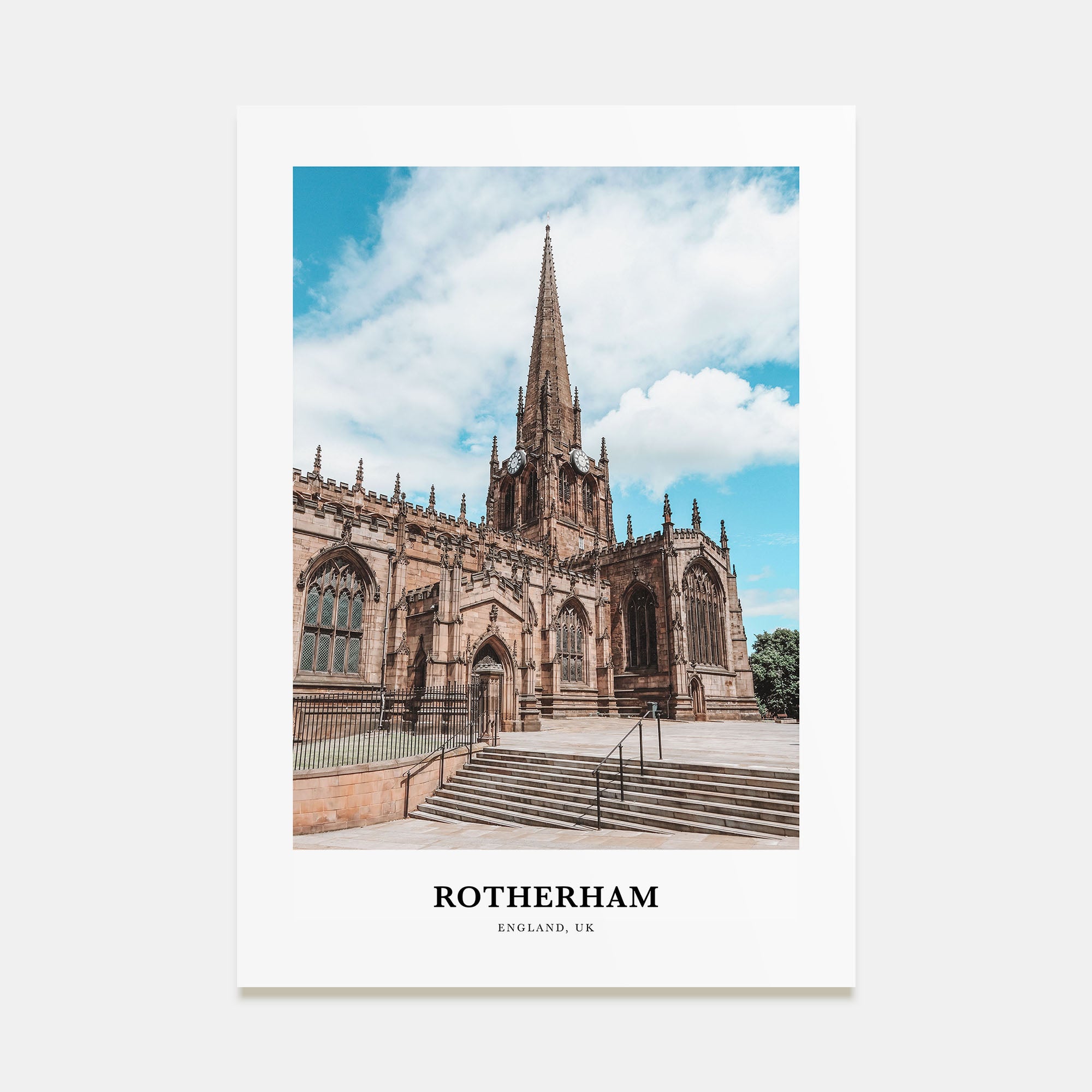 Rotherham Portrait Color Poster