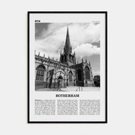 Rotherham Travel B&W Poster