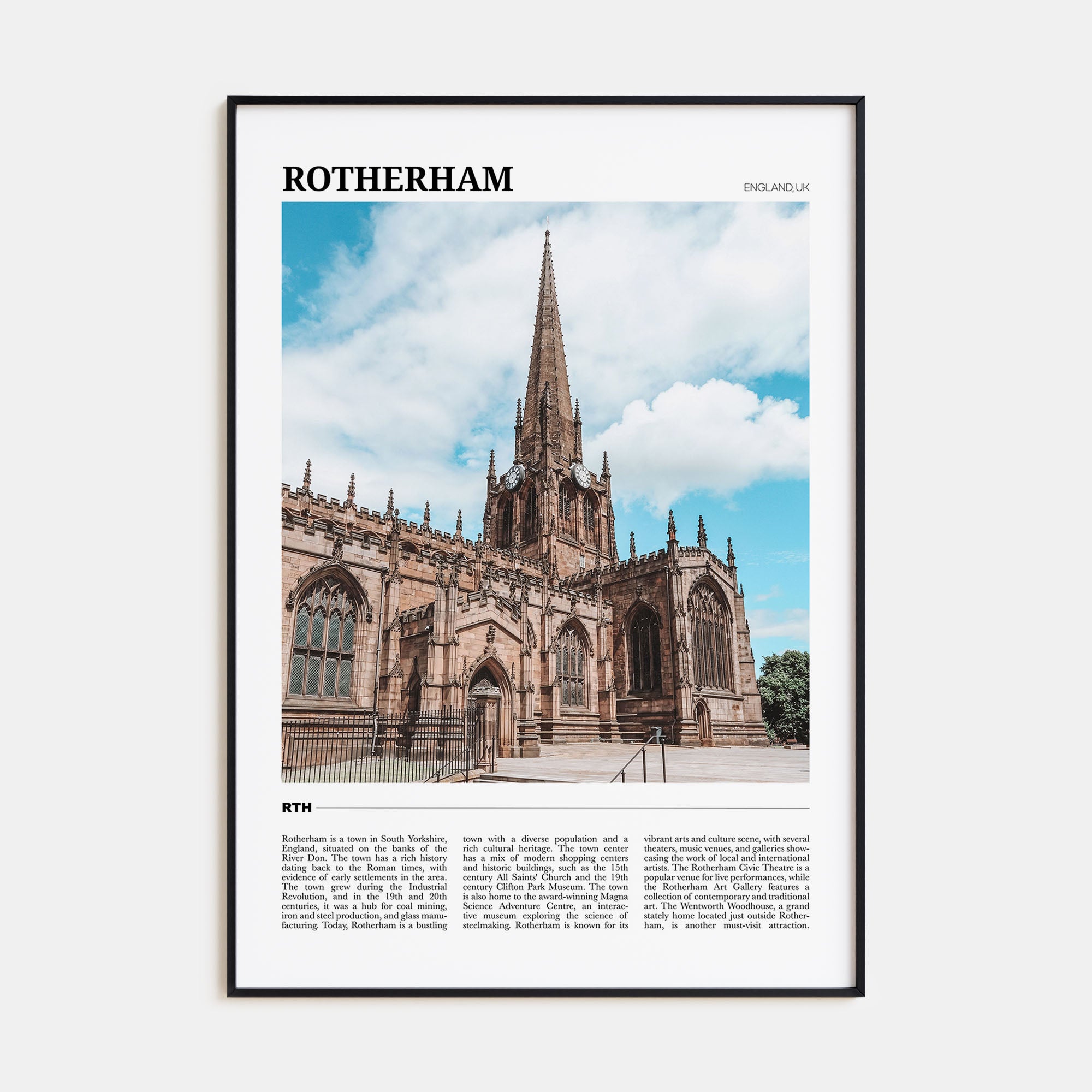 Rotherham Travel Color Poster