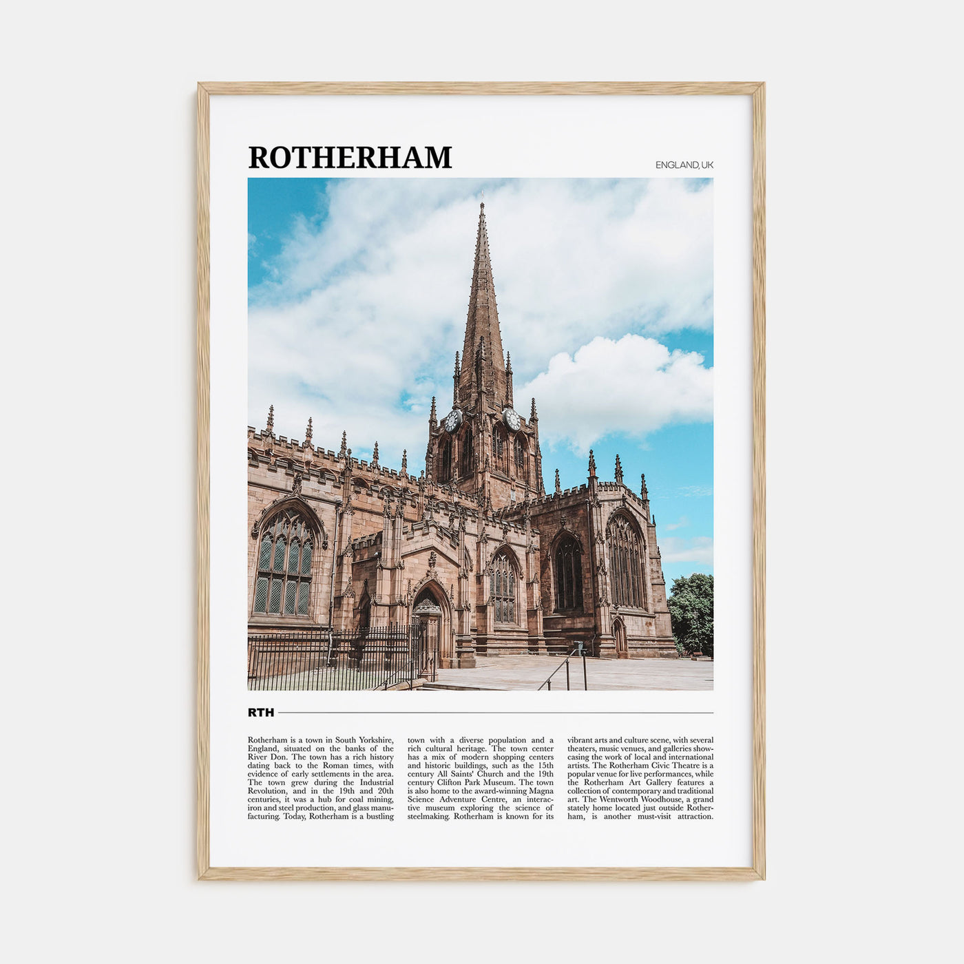 Rotherham Travel Color Poster