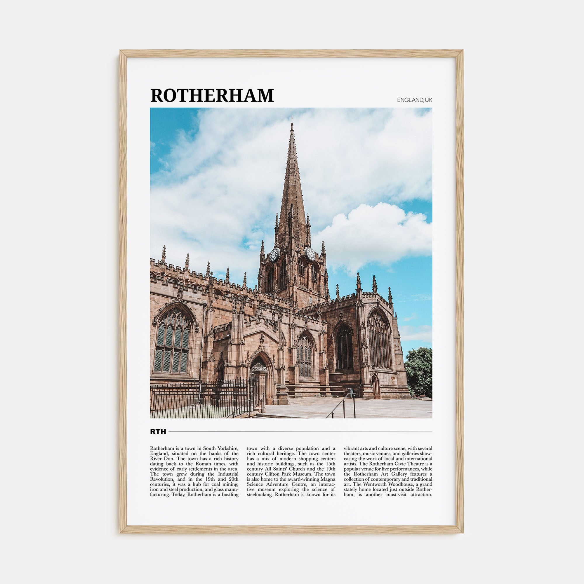 Rotherham Travel Color Poster