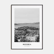 Rotorua Portrait B&W Poster