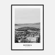Rotorua Portrait B&W Poster