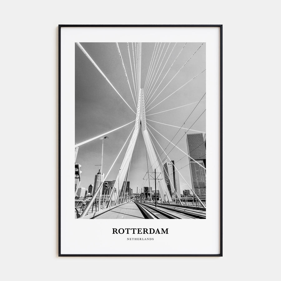 Rotterdam Portrait B&W No 1 Poster