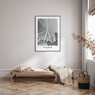 Rotterdam Portrait B&W No 1 Poster