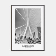 Rotterdam Portrait B&W No 1 Poster