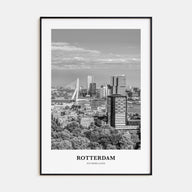 Rotterdam Portrait B&W No 2 Poster