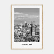 Rotterdam Portrait B&W No 2 Poster