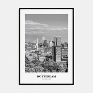 Rotterdam Portrait B&W No 2 Poster