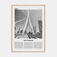 Rotterdam Travel B&W No 1 Poster