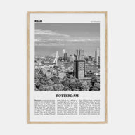 Rotterdam Travel B&W No 2 Poster