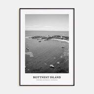 Rottnest Island Portrait B&W Poster
