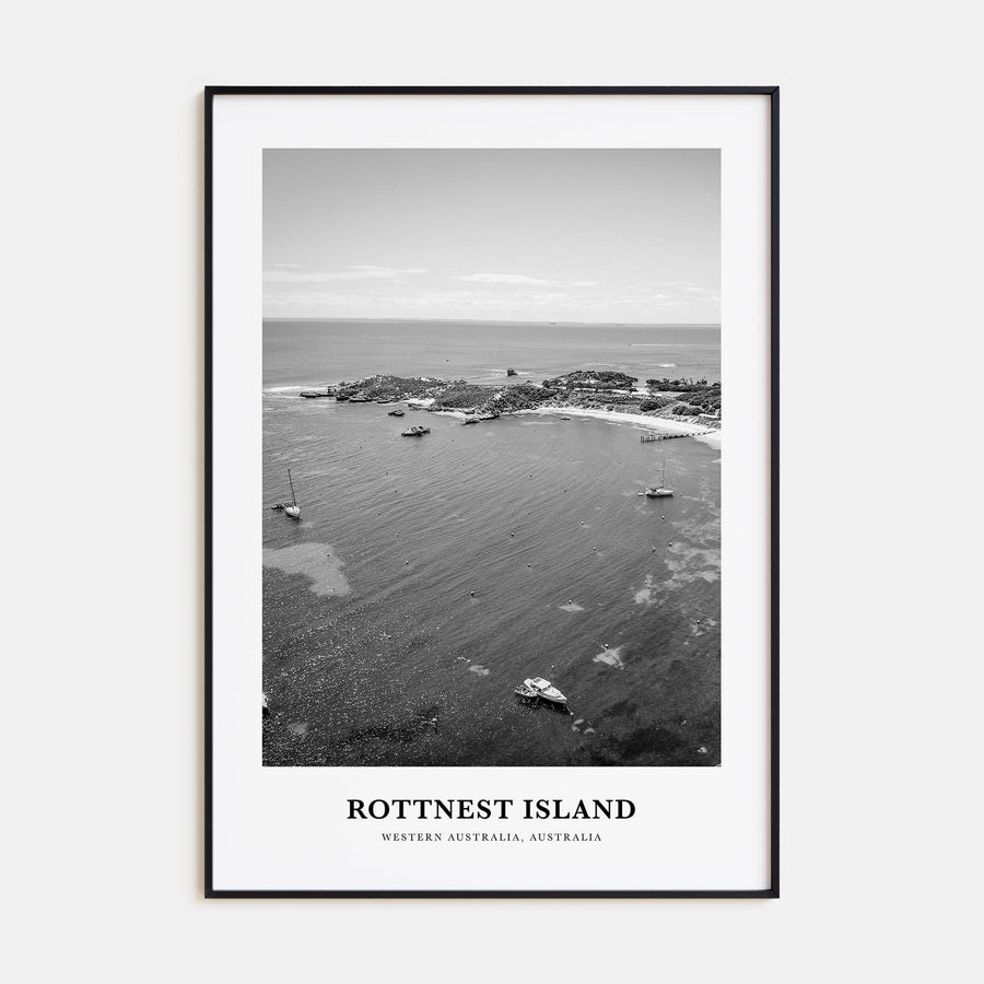 Rottnest Island Portrait B&W Poster