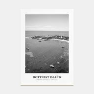 Rottnest Island Portrait B&W Poster