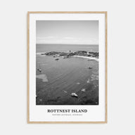 Rottnest Island Portrait B&W Poster