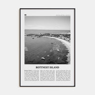 Rottnest Island Travel B&W Poster