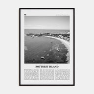 Rottnest Island Travel B&W Poster
