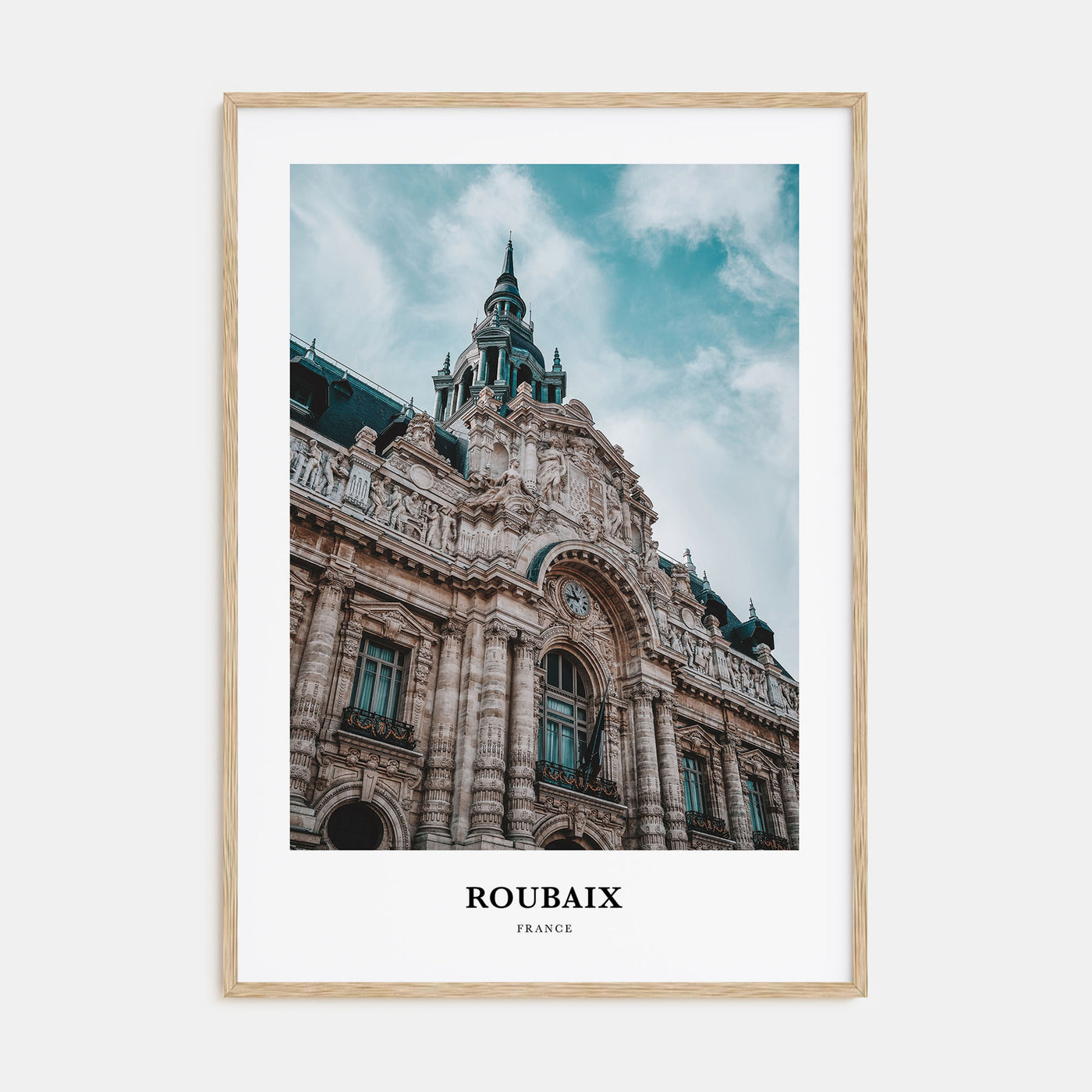 Roubaix Portrait Color Poster