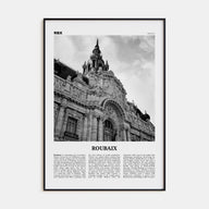 Roubaix Travel B&W Poster