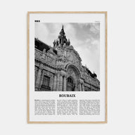 Roubaix Travel B&W Poster