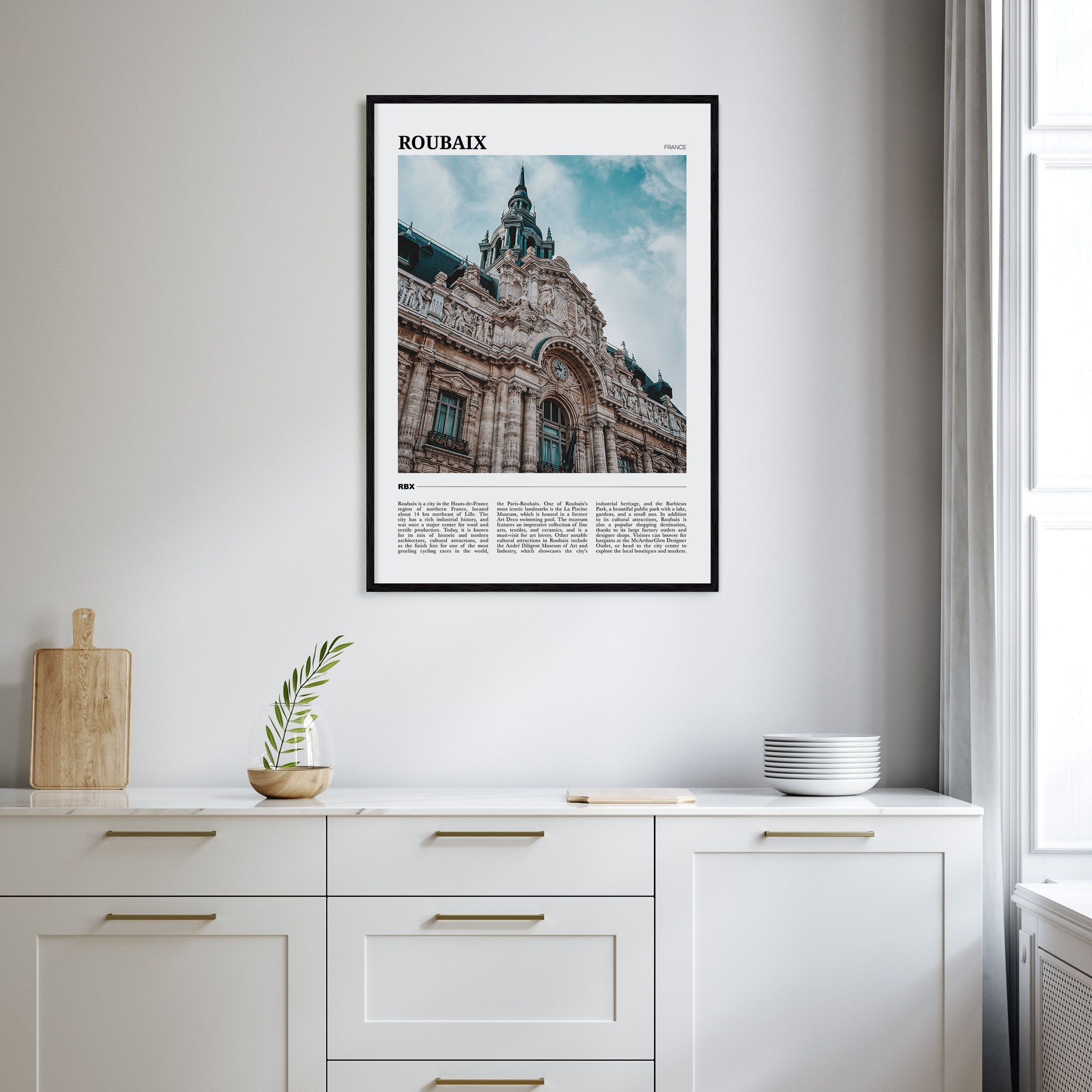 Roubaix Travel Color Poster