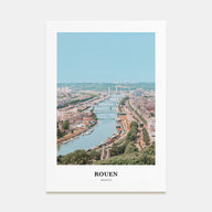 Rouen Portrait Color Poster