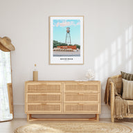 Round Rock Portrait Color Poster