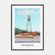 Round Rock Portrait Color Poster