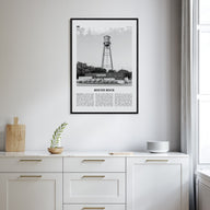 Round Rock Travel B&W Poster