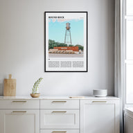Round Rock Travel Color Poster