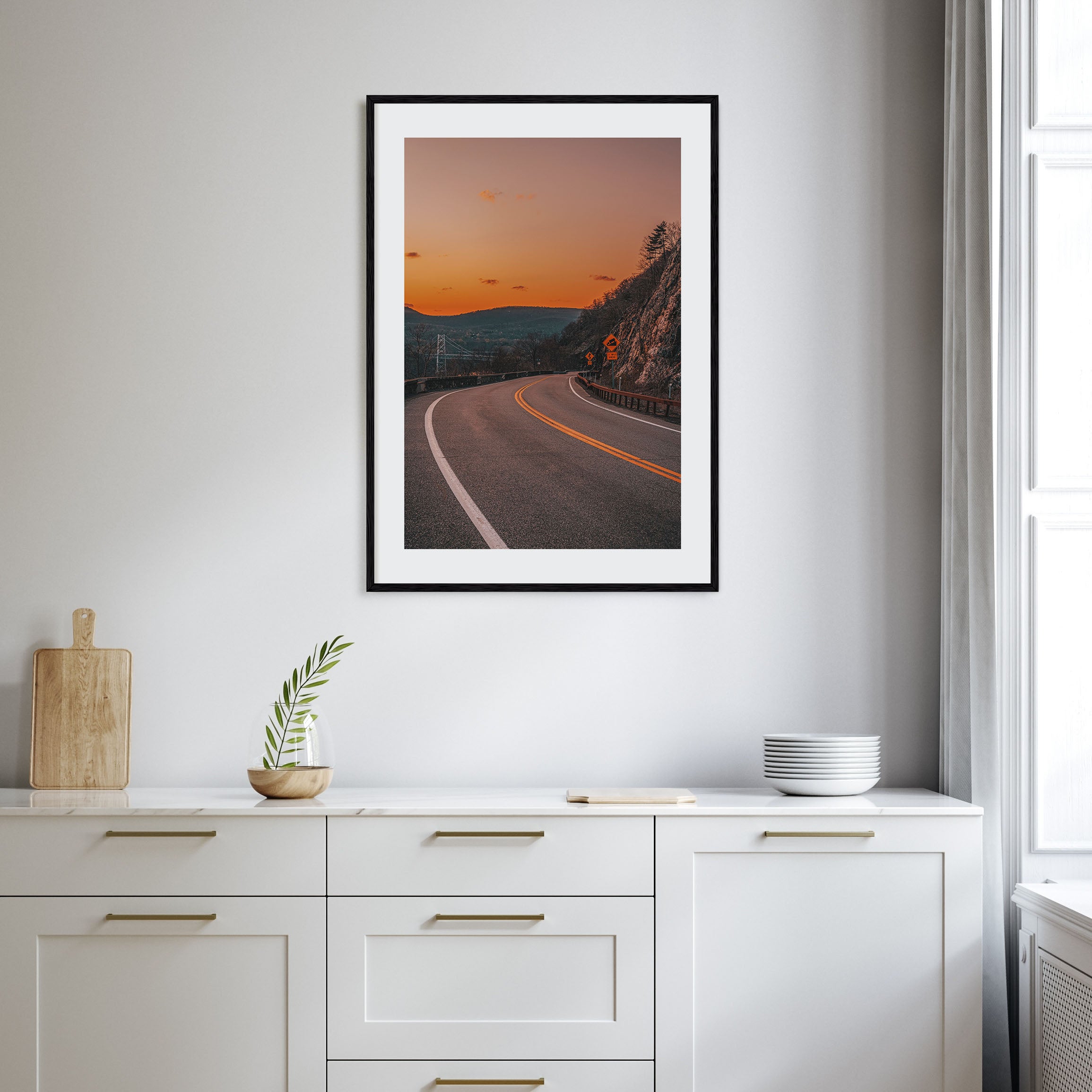 Route 202 Photo Color Poster