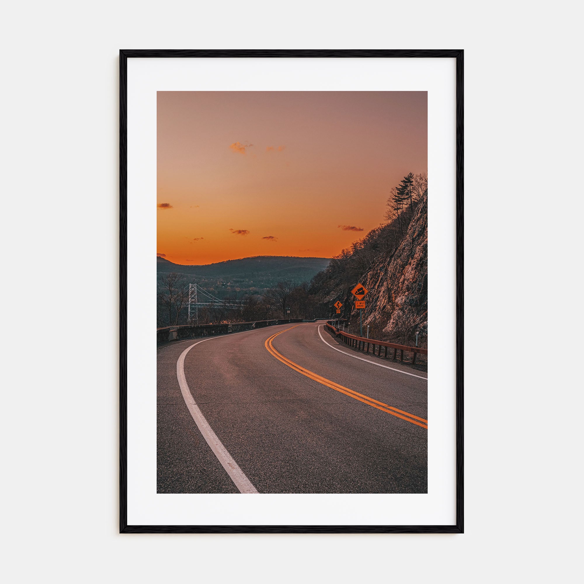 Route 202 Photo Color Poster
