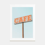 Route 66 Cafe Photo Color Poster