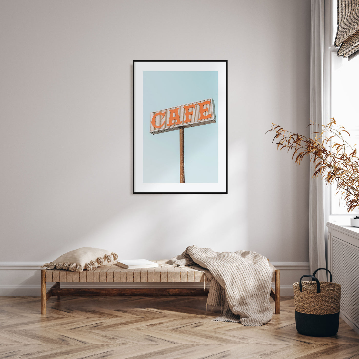 Route 66 Cafe Photo Color Poster