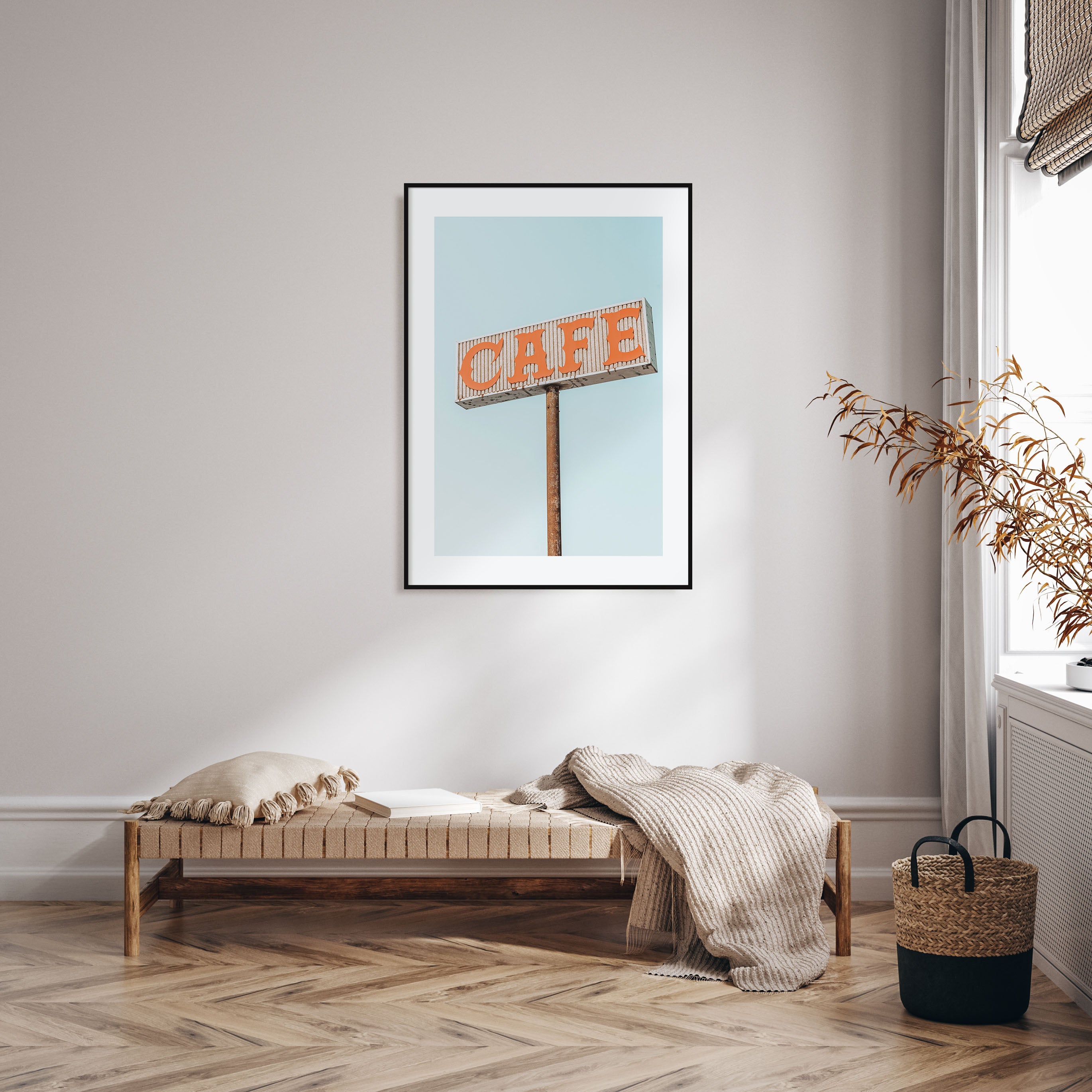 Route 66 Cafe Photo Color Poster