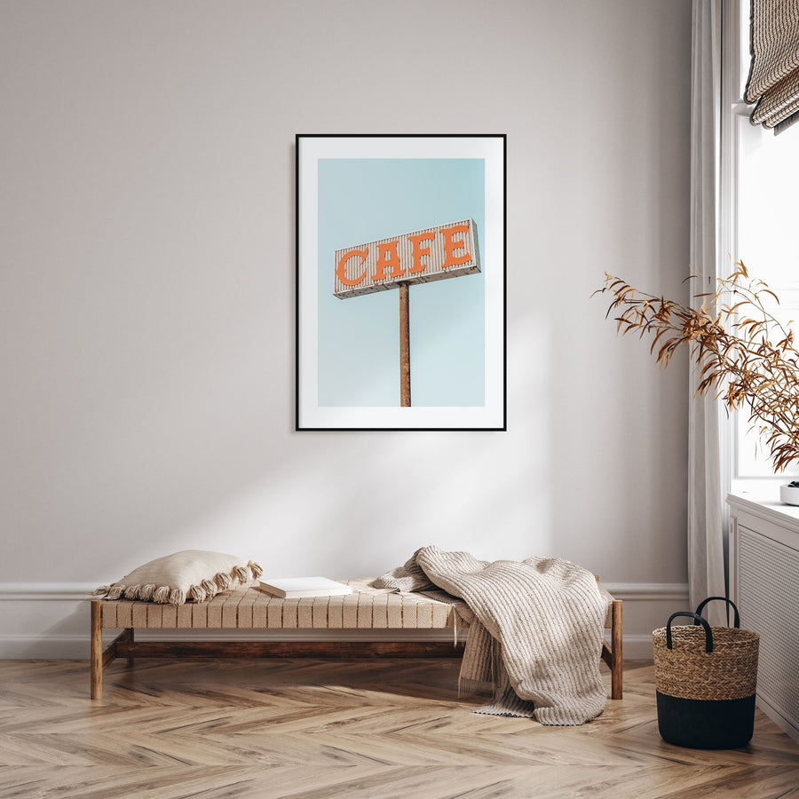 Route 66 Cafe Photo Color Poster