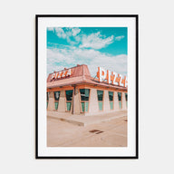 Route 66 Pizza Photo Color Poster