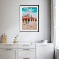 Route 66 Pizza Photo Color Poster