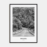 Rwanda Portrait B&W Poster