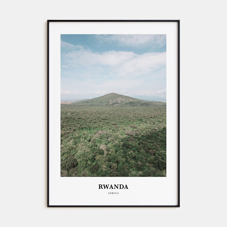 Rwanda Portrait Color Poster