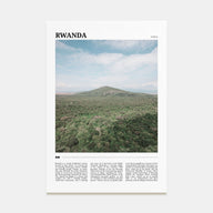Rwanda Travel Color Poster