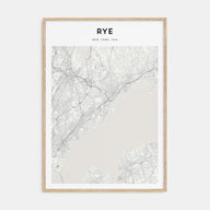 Rye Map Portrait Poster