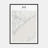 Rye Map Portrait Poster