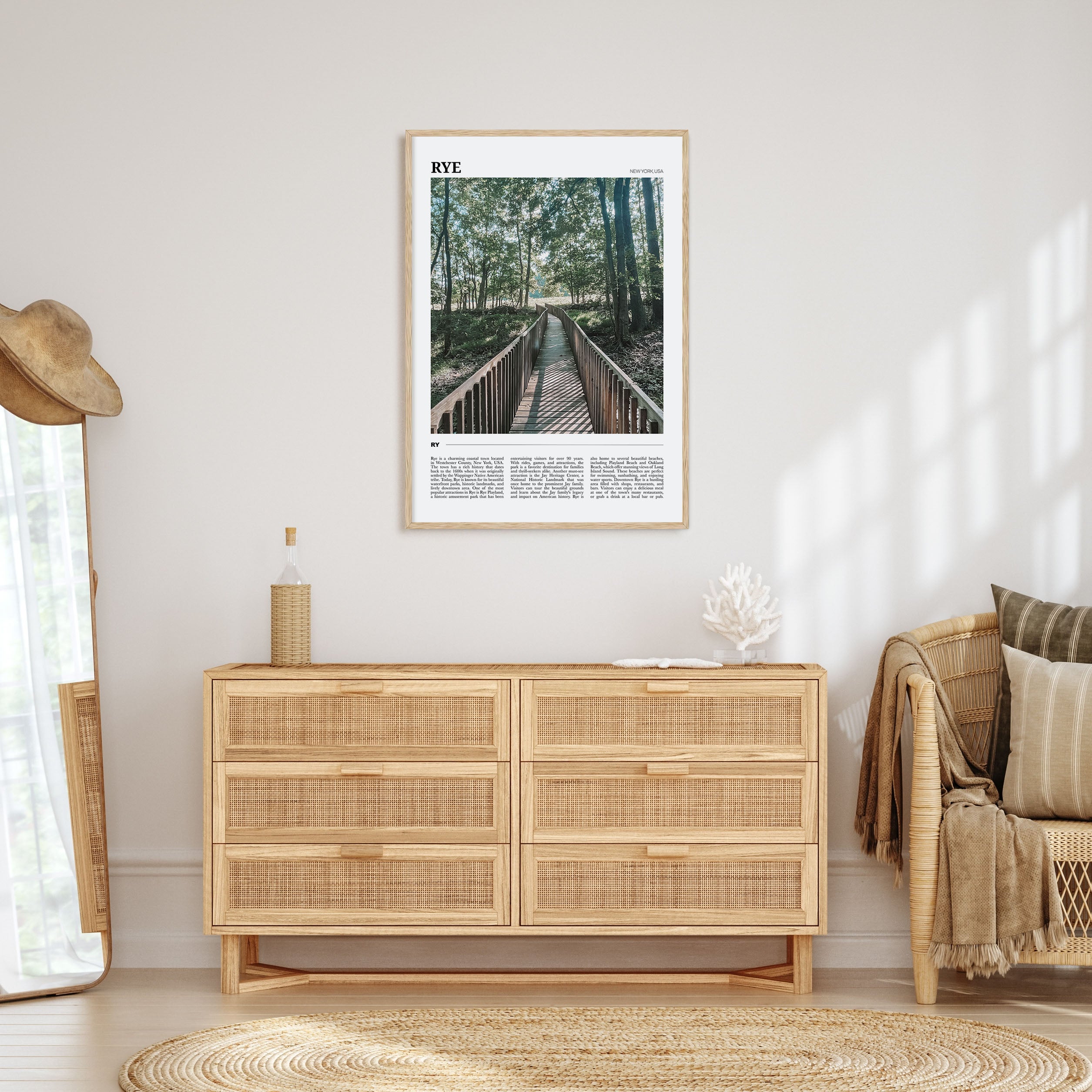 Rye Travel Color Poster