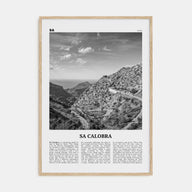 Sa Calobra Travel B&W Poster