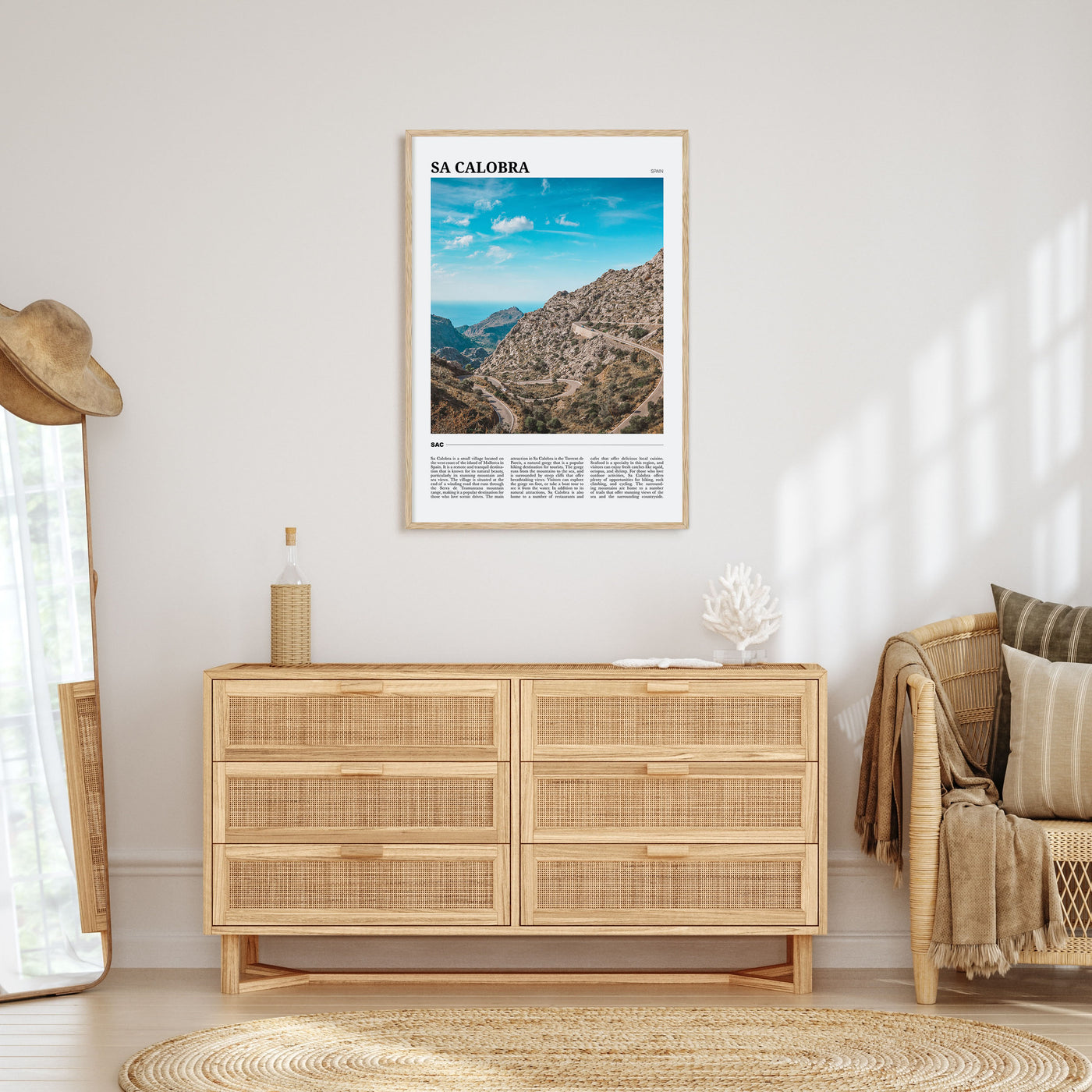 Sa Calobra Travel Color Poster